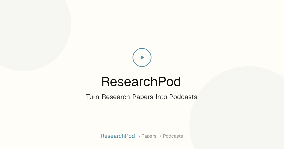 ResearchPod: Keep Up With Academic Papers